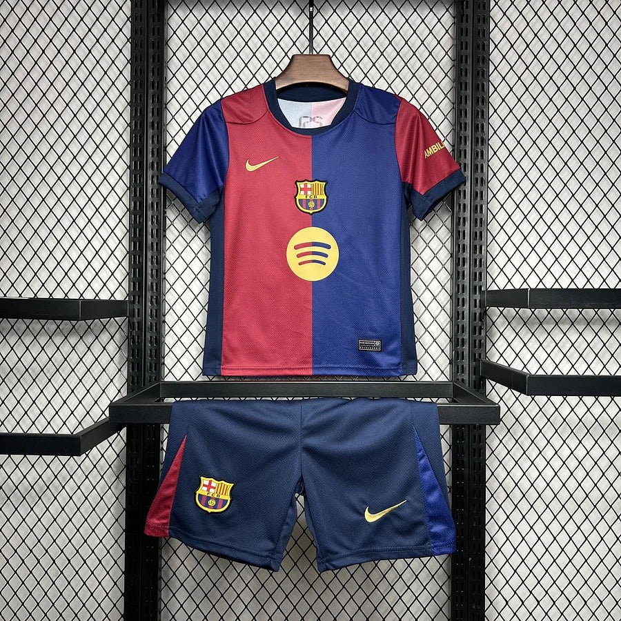 Barcelona (FCB) Home Shorts Set 2024-2025