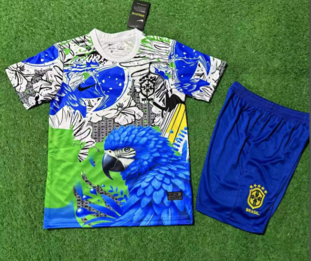 Conjunto de pantalones cortos de Brasil especial 2025-2026
