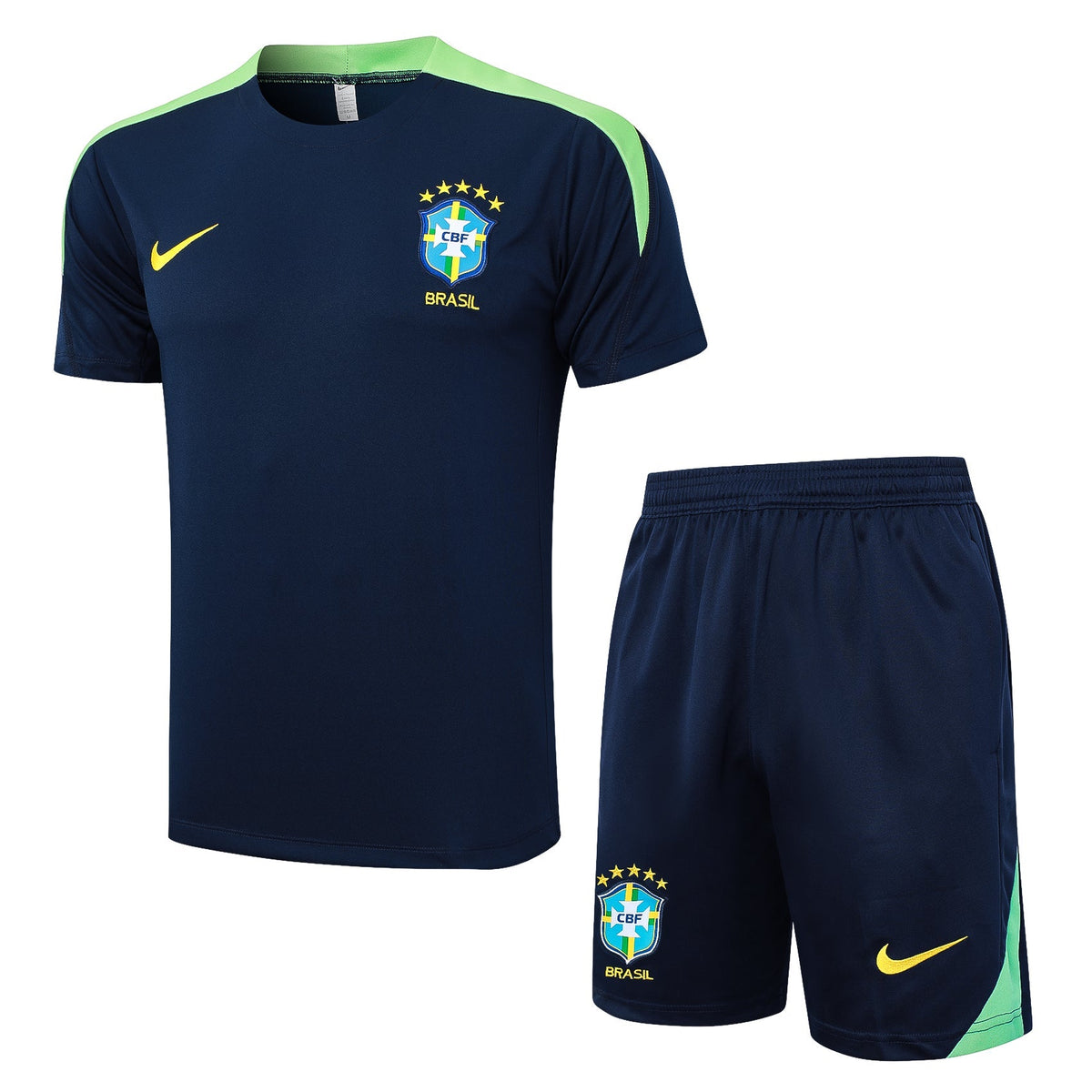 Ensemble Short Brésil domicile 2025 Bleu foncé