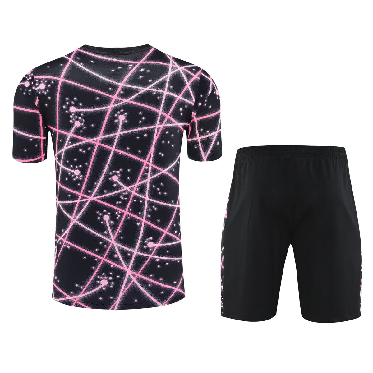 Ensemble Short Paris (PSG) third 2025-2026 Noir/Rose