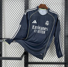 Long-sleeve Real Madrid away jersey 2025-2026