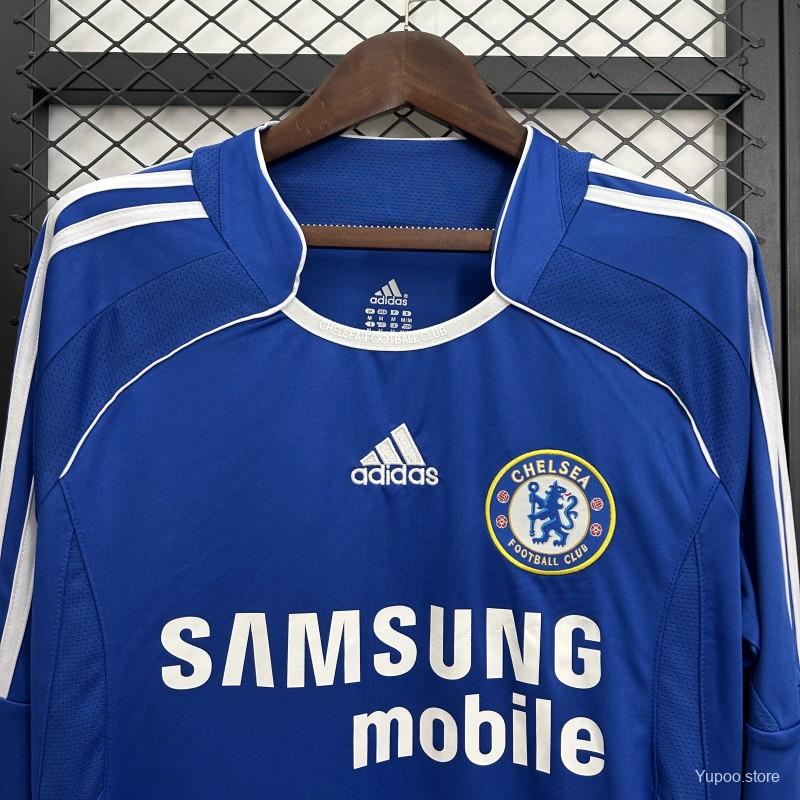 Retro manche longue Chelsea domicile 2006-2007
