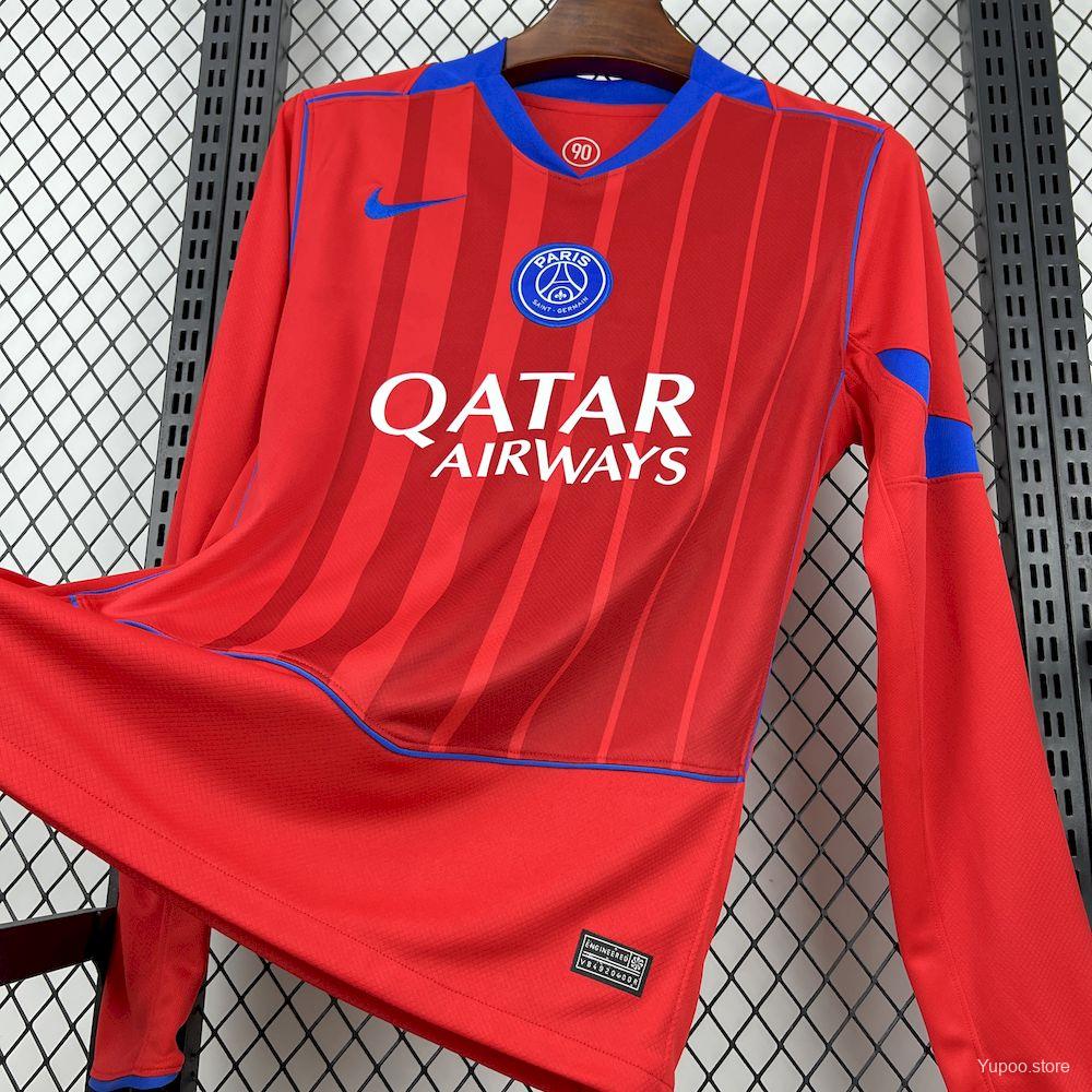 Manga larga Paris (PSG) Tercera 2025-2026