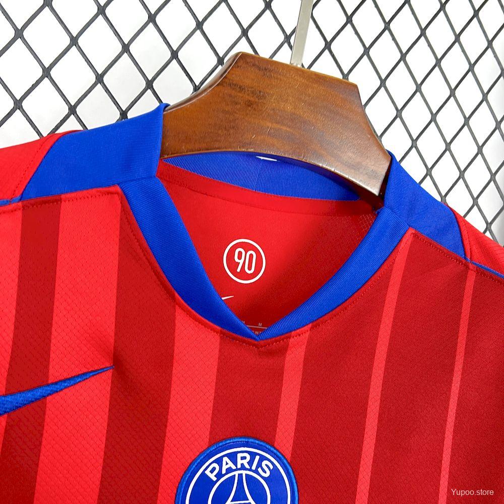 Manga larga Paris (PSG) Tercera 2025-2026
