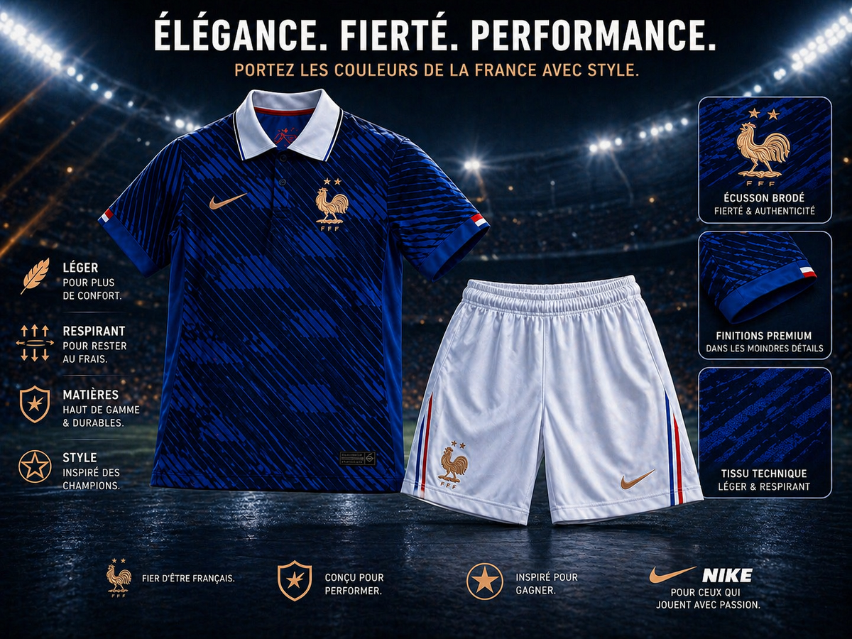 France Home Short Sets 2026-2027