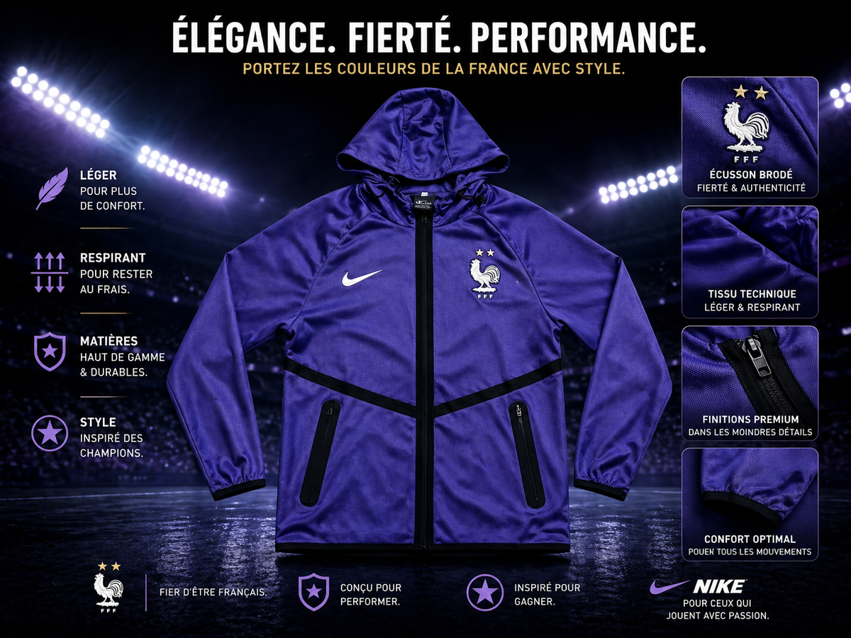 Chaqueta Francia 2026-2027 Morado