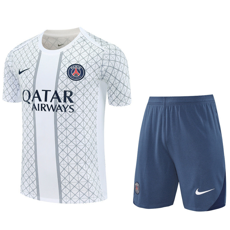 Conjunto corto Paris (PSG) entrenamiento 2025-2026 Blanco