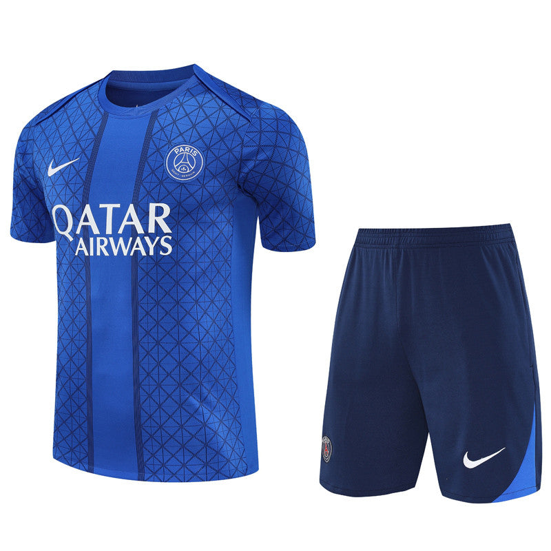 Conjunto corto de entrenamiento Paris (PSG) 2025-2026 Azul