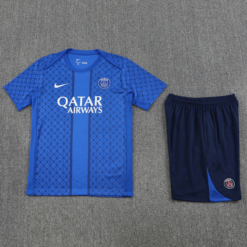 Conjunto corto de entrenamiento Paris (PSG) 2025-2026 Azul