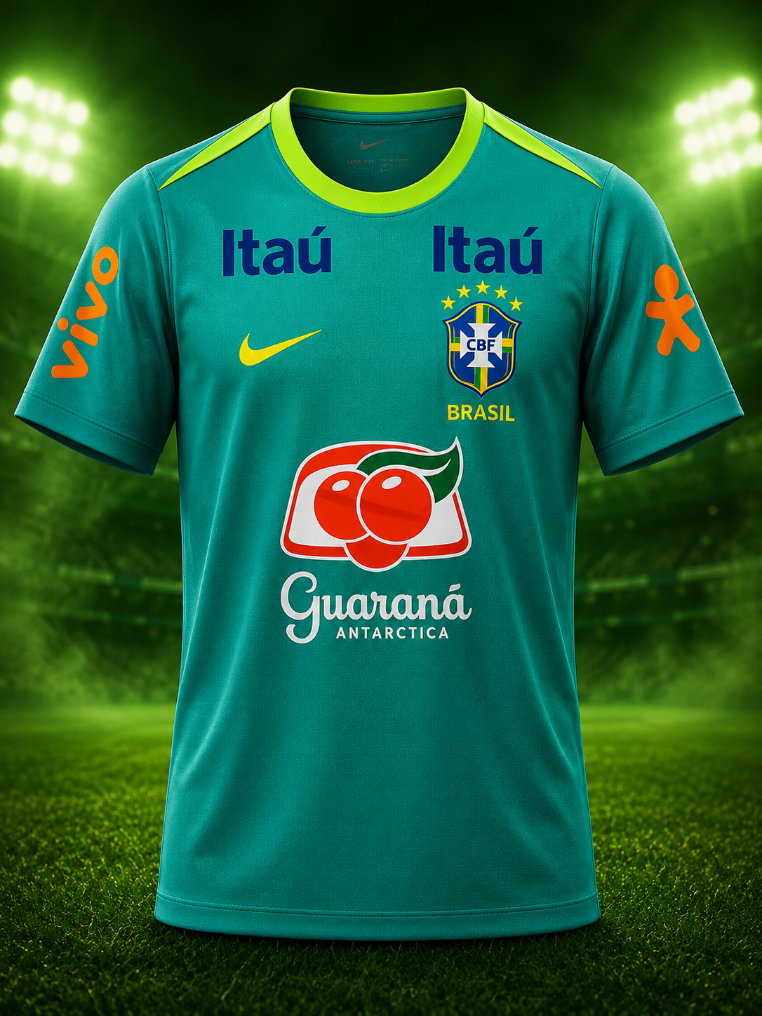 Brasil entrenamiento 2024 verde