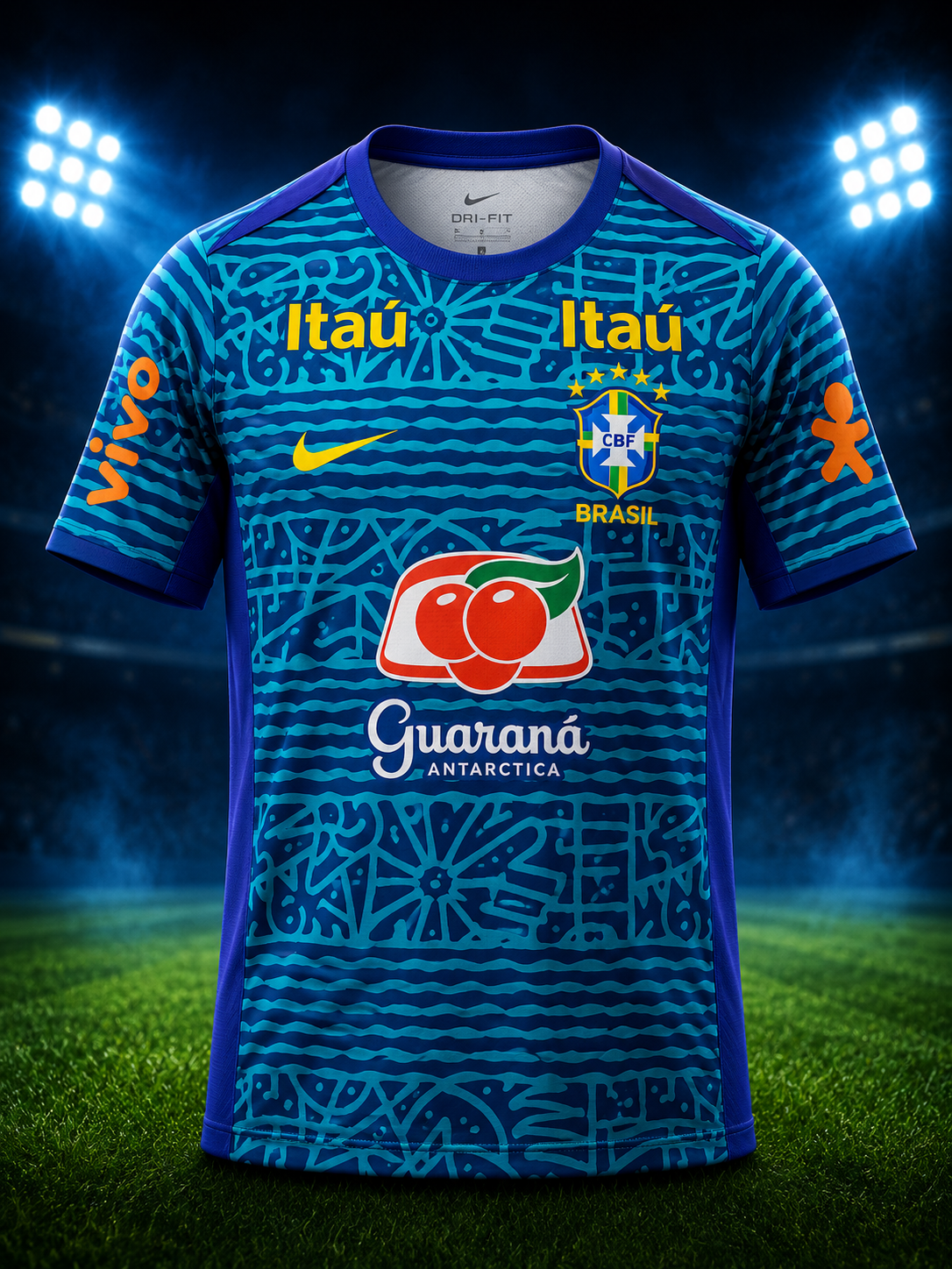 Entrenamiento Brasil 2024 azul