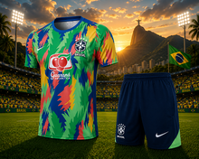 Conjunto Pantalón Corto Brasil entrenamiento CDM 2026-2027