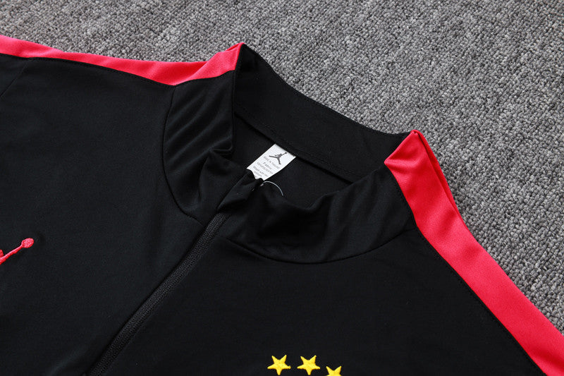 Brazil 2026-2027 Long-sleeved Training Kit - Black/Red