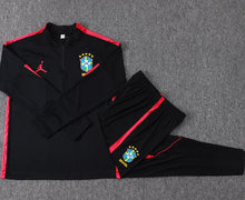 Brazil 2026-2027 Long-sleeved Training Kit - Black/Red