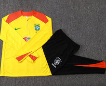 Brazil 2026 Black/Yellow Long Sleeve Training Kit