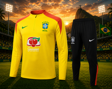 Brazil 2026 Black/Yellow Long Sleeve Training Kit