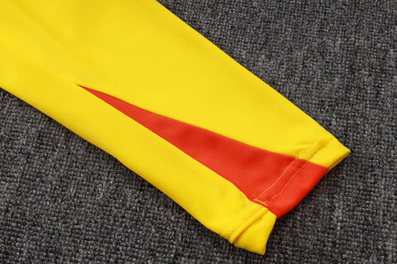 Brazil 2026 Black/Yellow Long Sleeve Training Kit