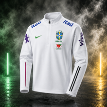 Manga larga Brasil especial 2026-2027 Blanco