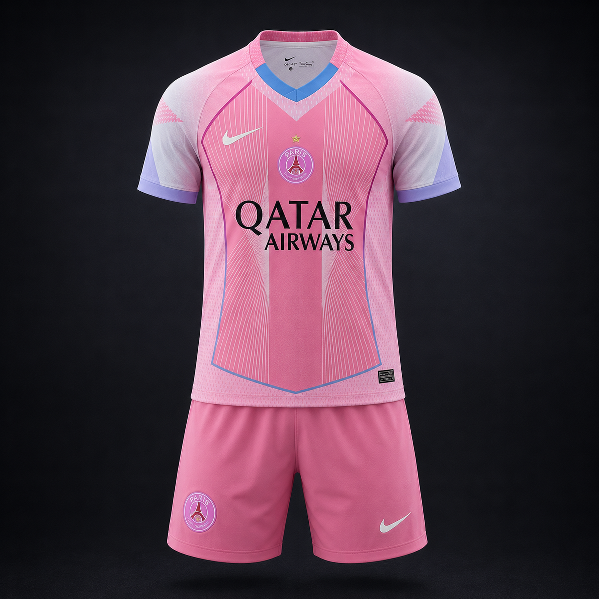 Paris (PSG) Short Set Special 2025-2026 Pink