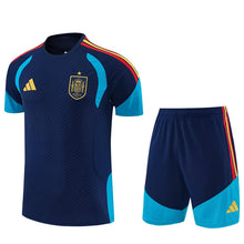 Conjunto Pantalón corto España entrenamiento 2026-2027 azul