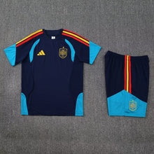 Conjunto Pantalón corto España entrenamiento 2026-2027 azul