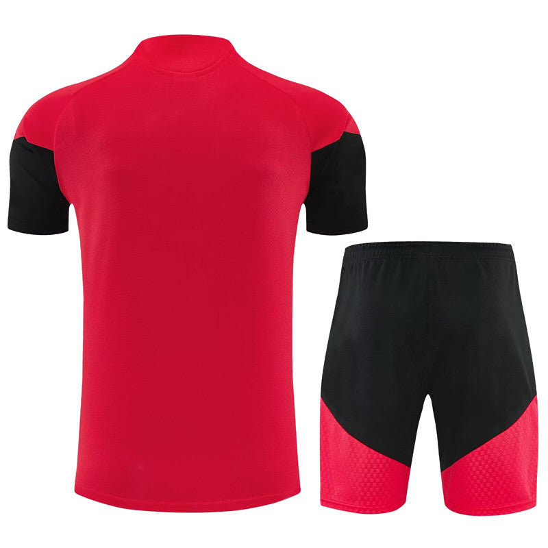 Conjunto de pantalón corto de entrenamiento Alemania 2026-2027 rojo