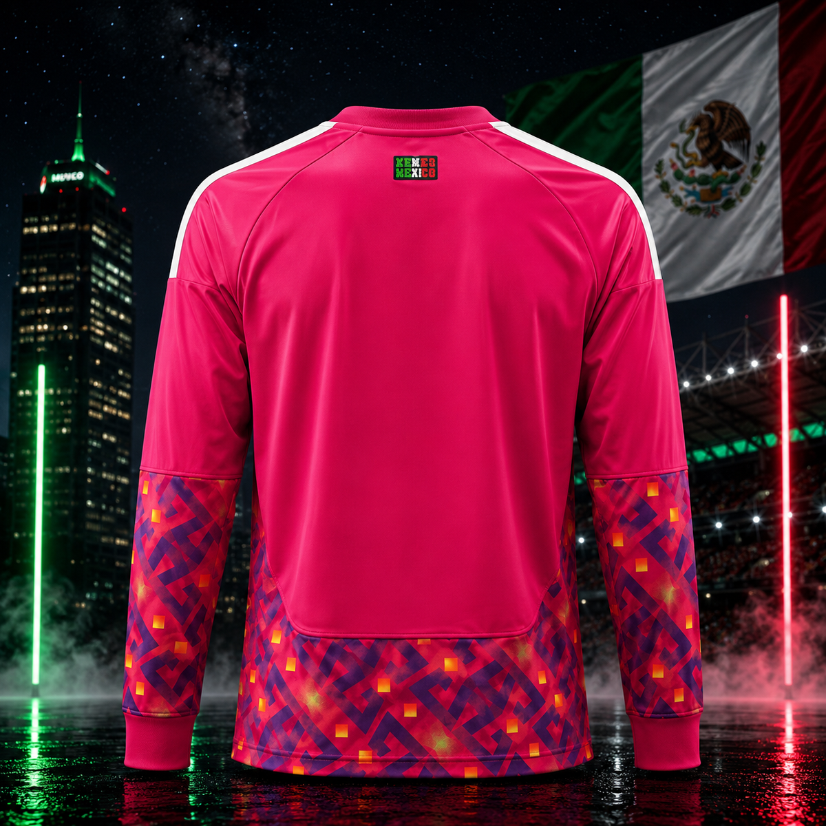 Manga larga México Portero 2026-2027