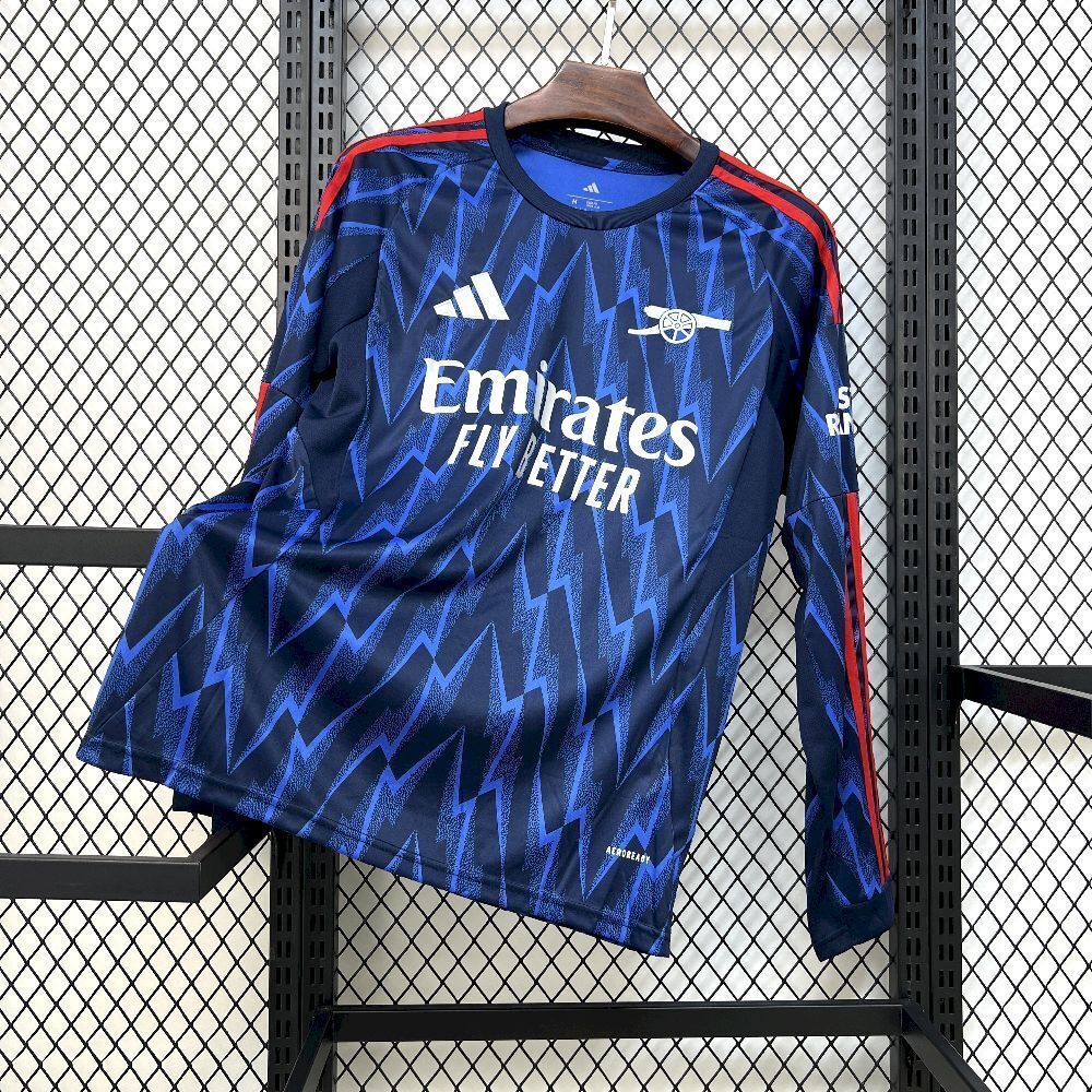Manga larga Arsenal visitante 2025-2026