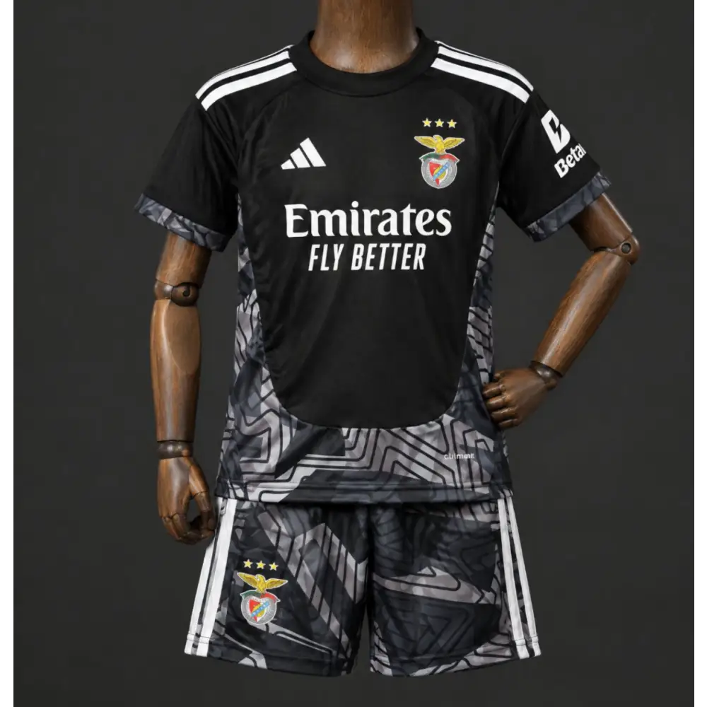 Ensemble short Benfica extérieur gardien noir 2026-2027