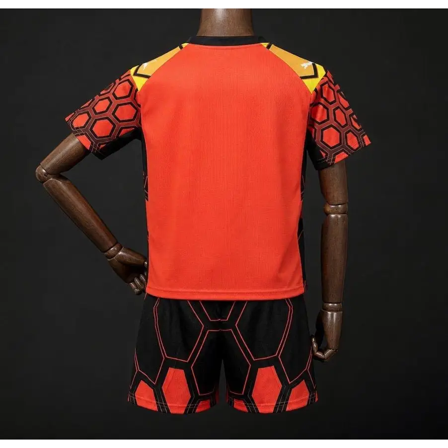 Ensemble short Marseille extérieur gardien orange 2026-2027