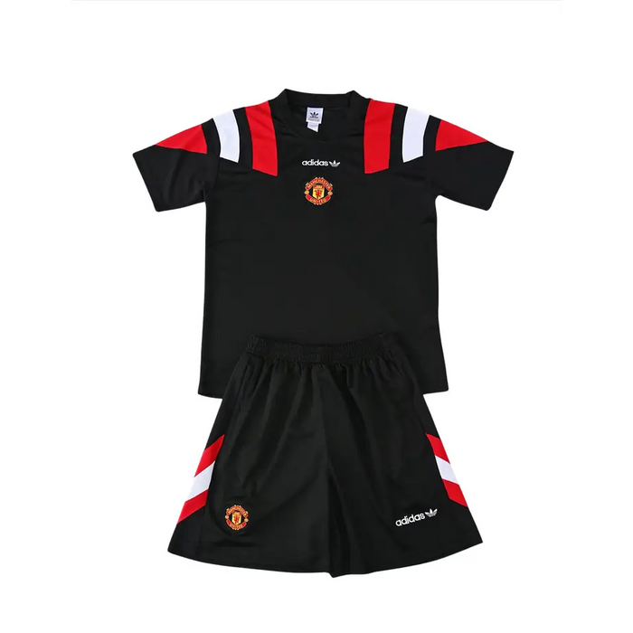Ensemble short Manchester United training rétro noir 2026-2027