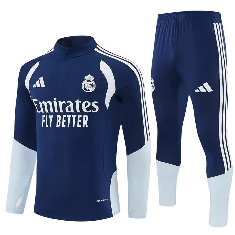 Real Madrid ensemble survêtement training bleu 2026-2027