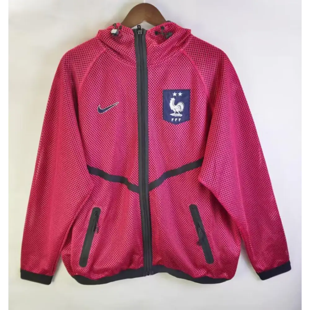 France veste coupe-vent rouge 2026-2027